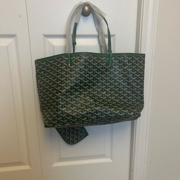 Green Patterned Tote Bag - Picture 5 of 6